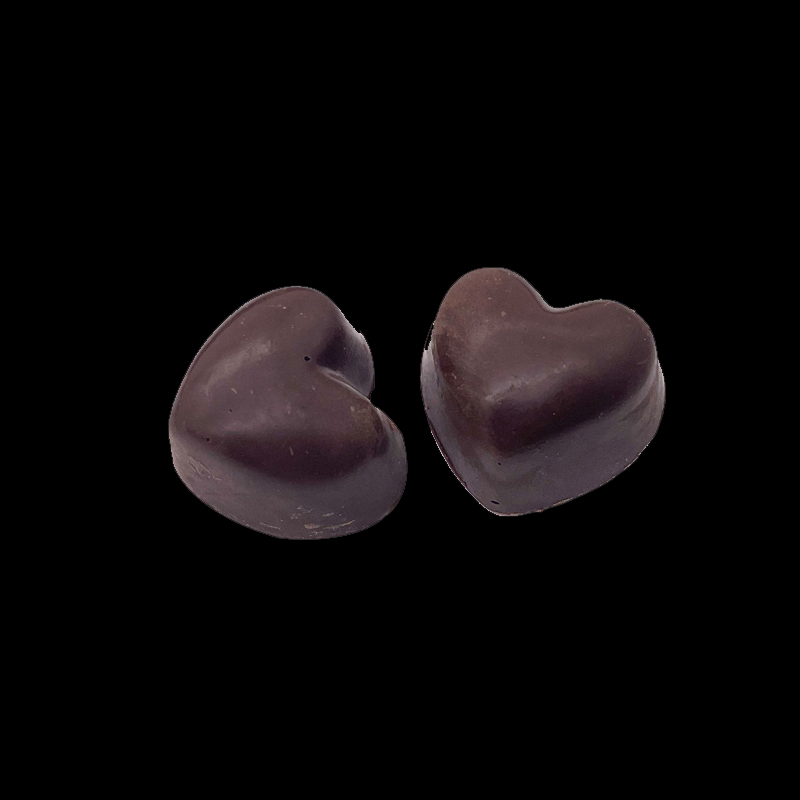 心形手工黑巧克力