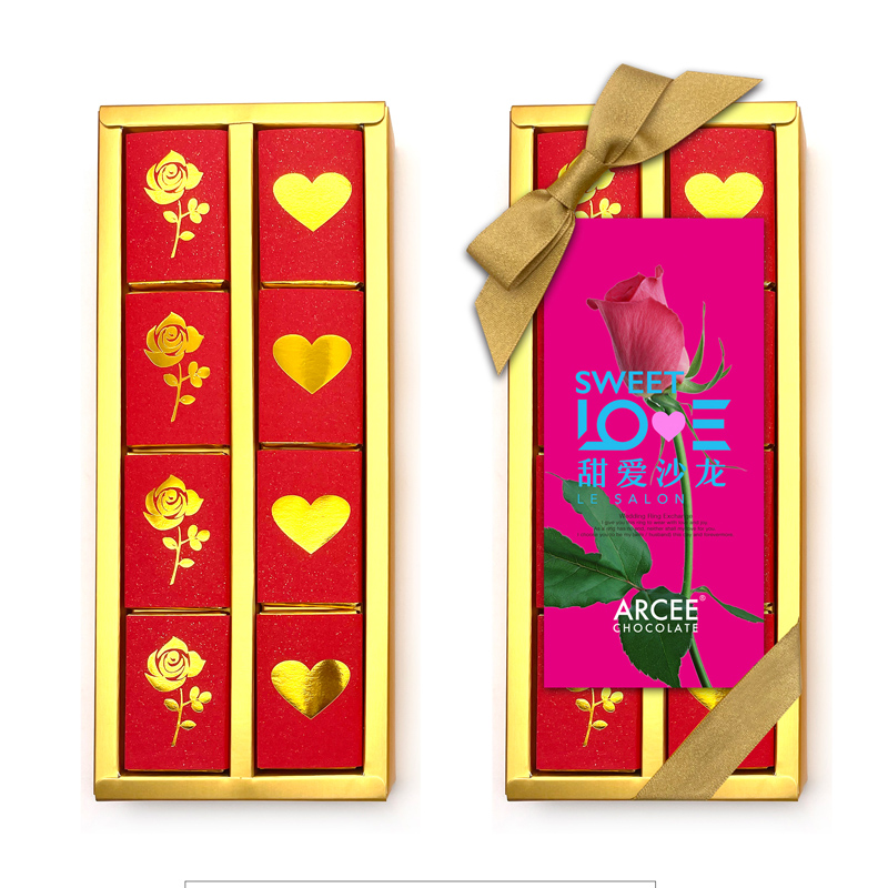 Arcee 牛奶巧克力 (婚庆场景定制礼盒 9gX8)